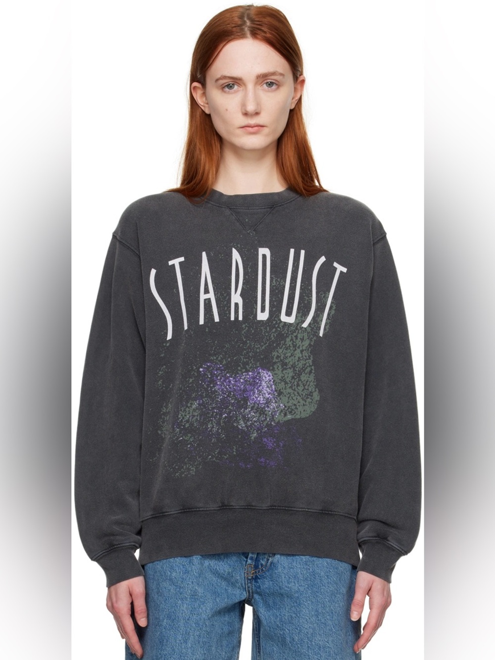 82. ANINE BING RAMONA STARDUST ORGANIC COTTON SWEATSHIRT
